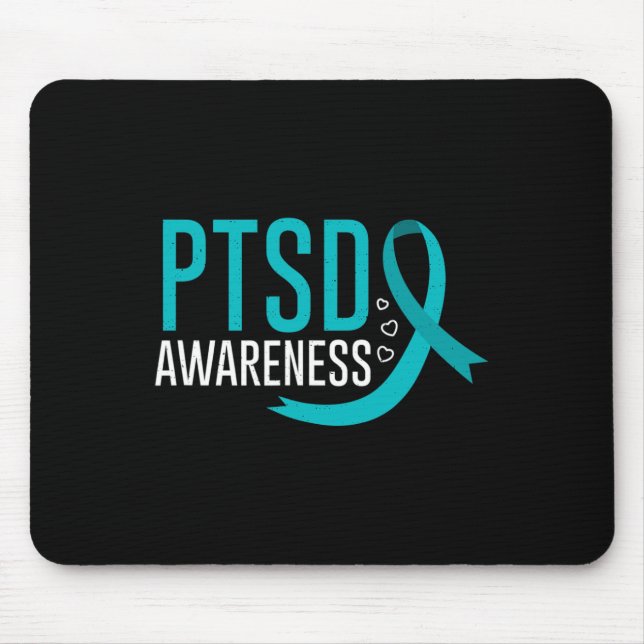 Mousepad Sensibilização Ptsd Posta Saúde Mental Estresse Tr (Frente)