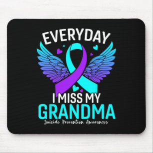 Mousepad Sensibilização Suicida Camisa Vovó Prevenção Suicí