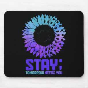 Mousepad Sensibilização Suicida Mês Permanência Saúde Menta