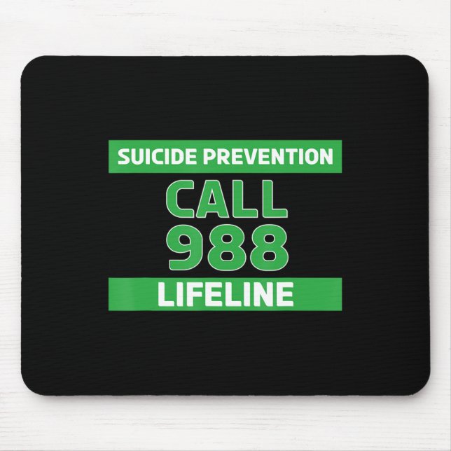 Mousepad Sensibilização Suicida - Prevenção Linha de Vida 9 (Frente)