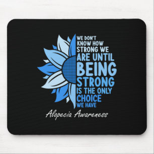 Mousepad Sensibilização Sunflower Eu Visto Fita Azul Su