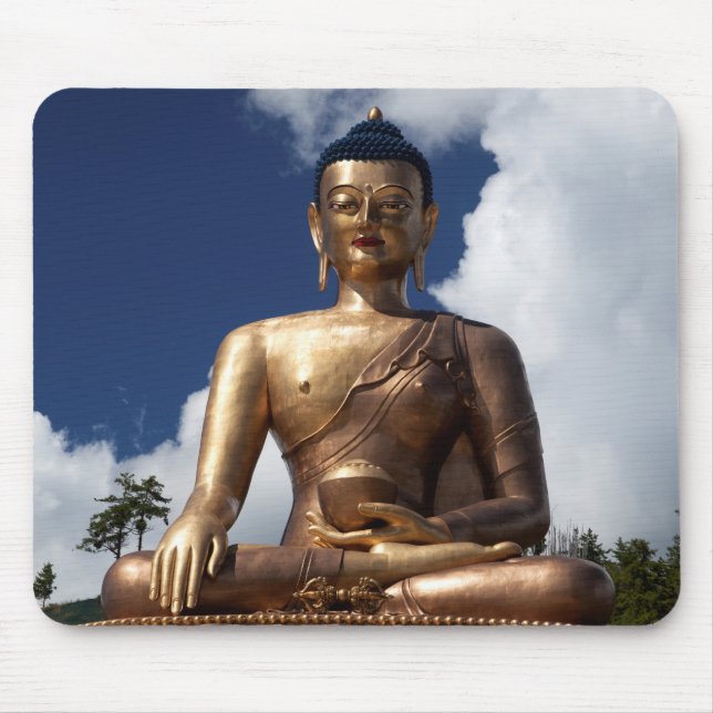 Mousepad Sentando Estátua de Buda (Frente)