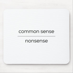 Mousepad Sentido Comum Sobre Bobagem Harris Wheimer Democra