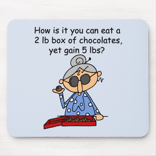 Mousepad Sentido do chocolate (Frente)