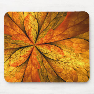 Mousepad Sentimento do outono, flor abstrata moderna do