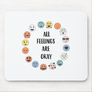 Mousepad Sentimentos São Bons, Professor Psicólogo Coun