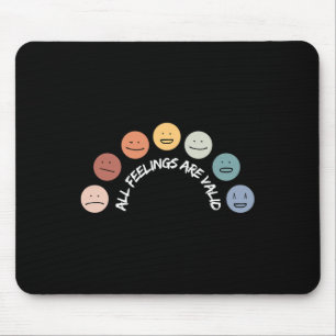Mousepad Sentimentos Válidos De Sensibilização Para A Saúde