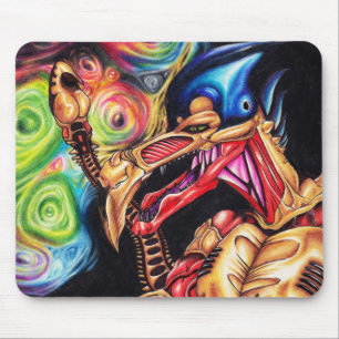 Mousepad Sentinela estrangeira - arte da ficção científi
