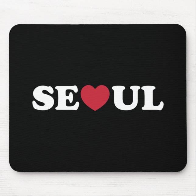 Mousepad Seoul Love Heart (Frente)