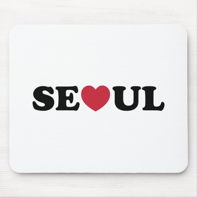 Mousepad Seoul Love Heart (Frente)