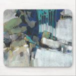 Mousepad Separação<br><div class="desc">Separação I de Tim OToole. Apresenta cores escuras e neutras para criar uma forma abstrato. Usa formas geométricas e linhas de pingar de tinta.</div>