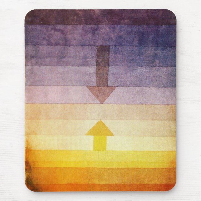 Mousepad Separação de Paul Klee no tapete do rato da noite (Frente)