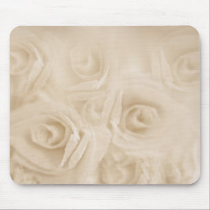 Mousepad Sepia de papel dos rosas