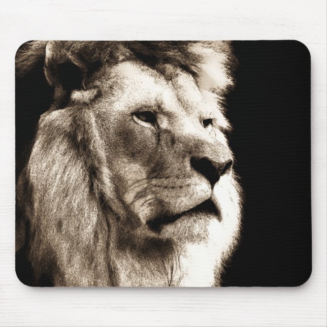 Mousepad Sepia Lion (Frente)
