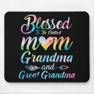 Mousepad Ser chamada de Mãe Vovó Excelente Da Vovó Mãe