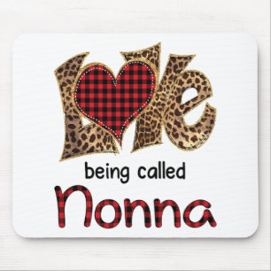 Mousepad Ser Chamado Feliz dia de as mães Cardíaco Nonna Le