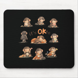 Mousepad Ser Diferente Conscientização do Autismo Bebê Maca
