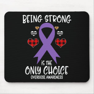 Mousepad Ser Forte é a Única Escolha Conscientização sobre