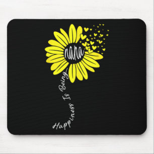 Mousepad Ser Nana É Feliz Dia das Mães Girassol Família 