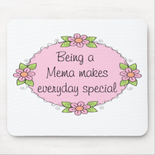 Mousepad Ser uma Mema torna todos os dias Especiais