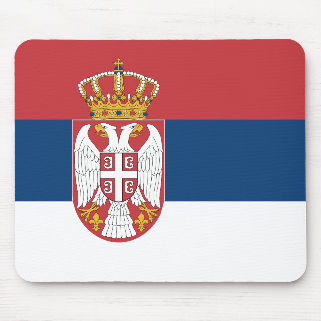 Mousepad Serbia Flag (Frente)