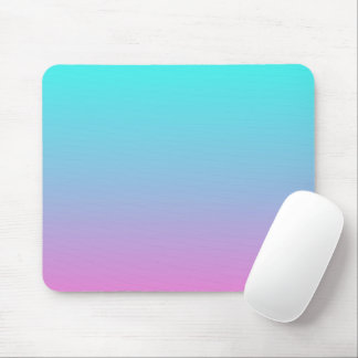 Mousepad Sereia cor gradiça-rosa-rosa-abóbora-ombre