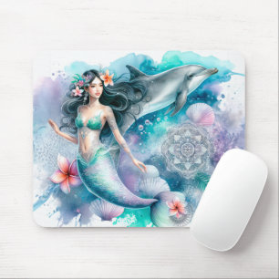 Mousepad Sereia de Linda Aquarela