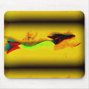 Mousepad sereia de natação