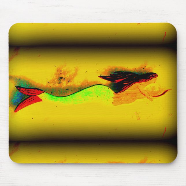 Mousepad sereia de natação (Frente)