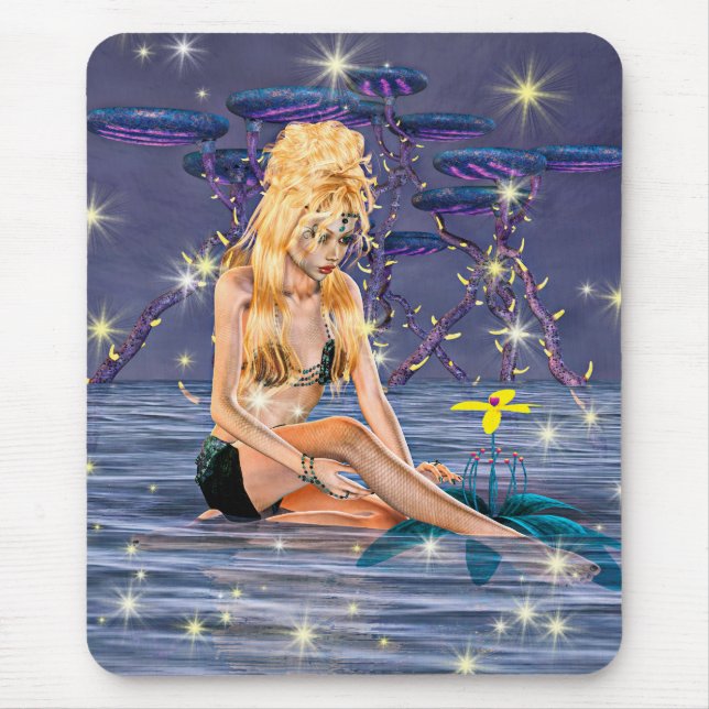Mousepad Sereia Dourada (Frente)