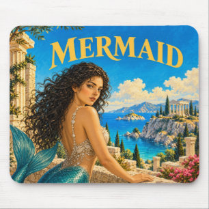 Mousepad Sereia, Monstro de Fantasia Gótica
