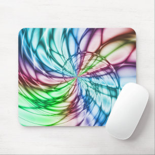 Mousepad Serendipidade Arte Fractal Multicolor