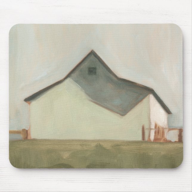 Mousepad Serene Barn - Esbranquiçado (Frente)
