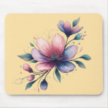 Mousepad Serenity Watercolor
