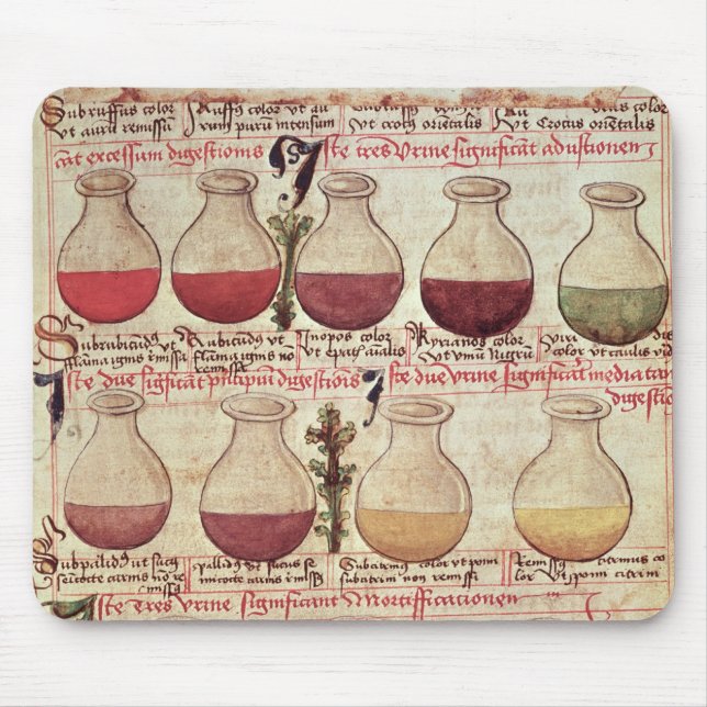 Mousepad Série de flagons para a análise de urina (Frente)