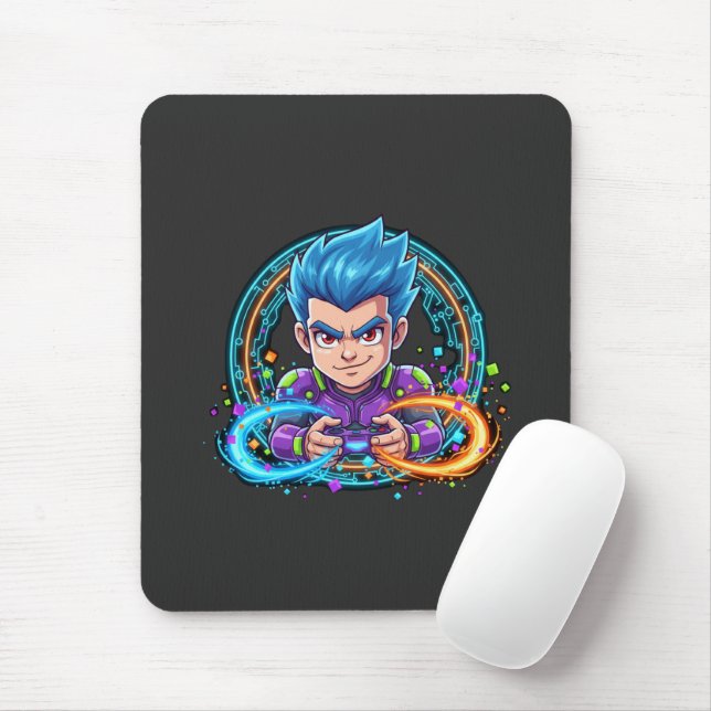 Mousepad Sério Sobre Jogos Divertidos  (Com mouse)