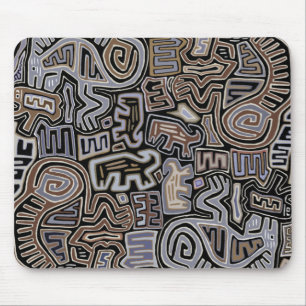 Mousepad Serpente Ritual de Peyote Xamânico Espíritos