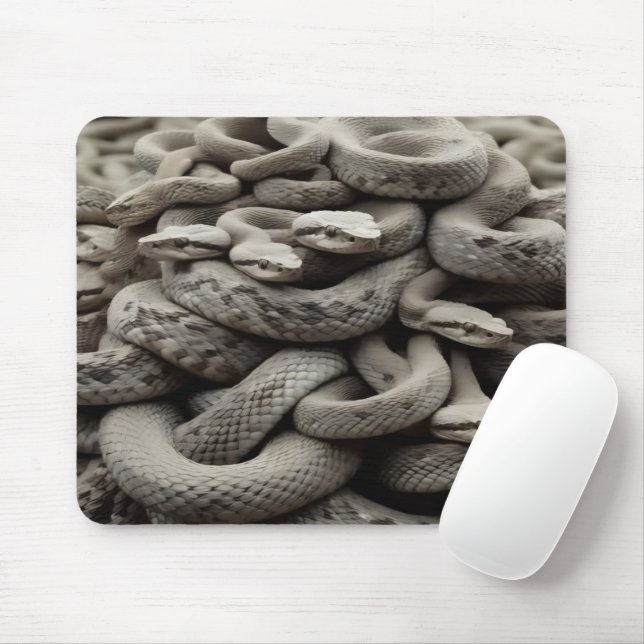 Mousepad Serpentes Enroladas (Com mouse)