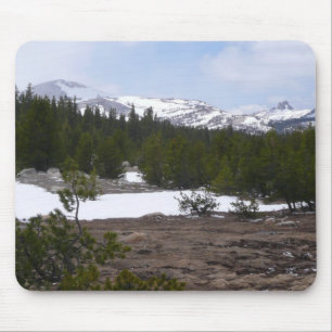 Mousepad Serra Nevada e neve em Yosemite