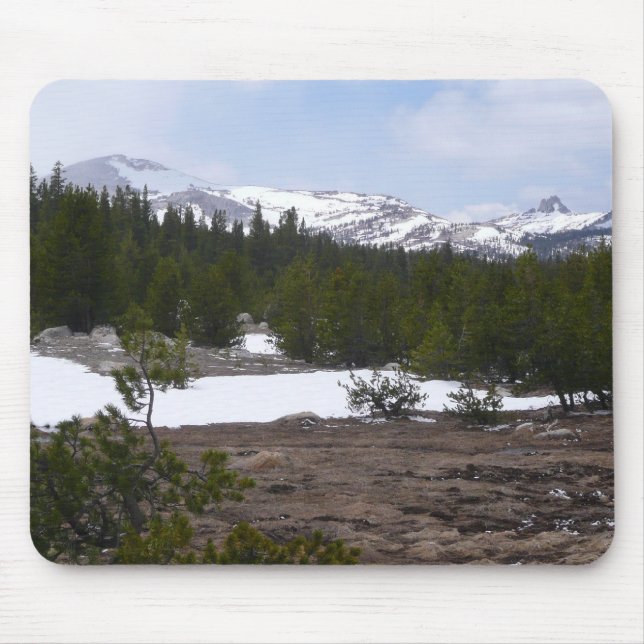 Mousepad Serra Nevada e neve em Yosemite (Frente)