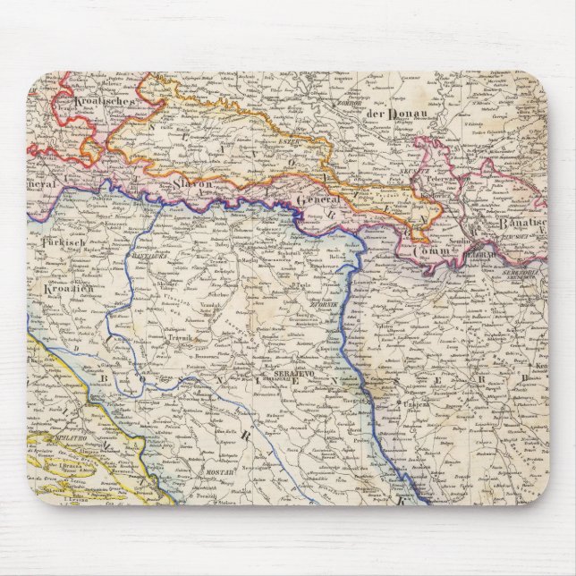 Mousepad Sérvia, Bósnia (Frente)