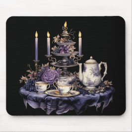 MOUSEPAD SERVIÇO DE CHÁ ALTO VITÓRIA DE ORNAMENTADO GÓTICO