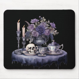 MOUSEPAD SERVIÇO DE CHÁ BÁTICO COM VASTA DE FLORES