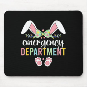 Mousepad Serviço De Emergência Bunny Emergência Sala Er Enf