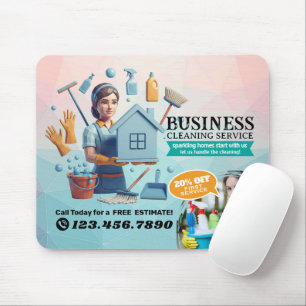Mousepad Serviço de Limpeza de Casa Moderna Serviço de Limp