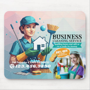 Mousepad Serviço de Limpeza de Casa Moderna Serviço de Limp