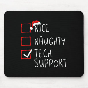Mousepad Serviço de Natal do Suporte técnico travesso