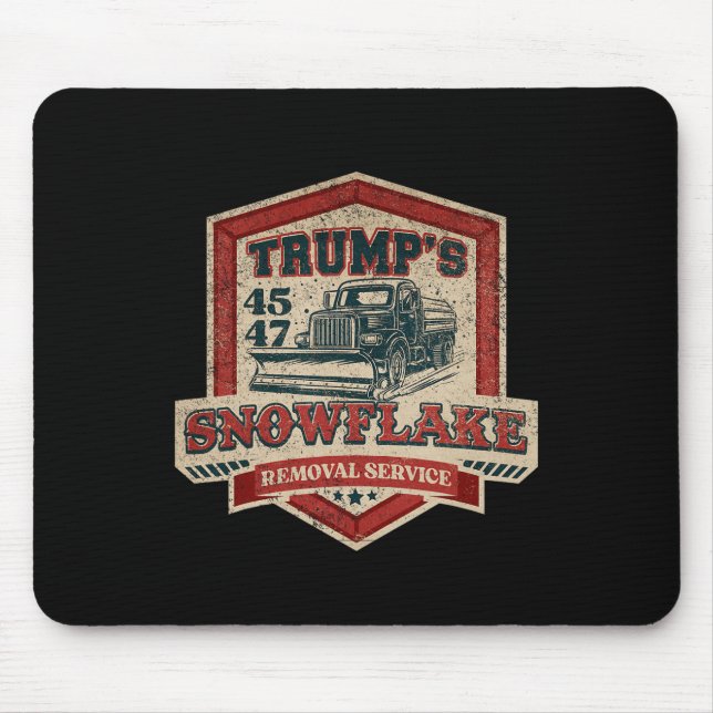 Mousepad Serviço de Remoção de Flocos de Neve de Trump Engr (Frente)