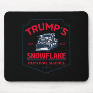 Mousepad Serviço de Remoção do Floco de Neve de Trump Funny