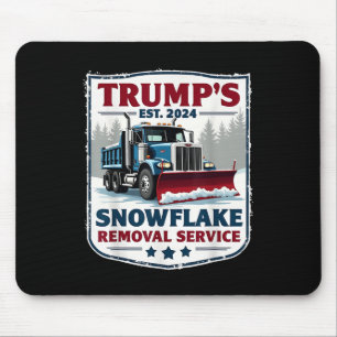 Mousepad Serviço de Remoção do Floco de Neve Enganado Trump